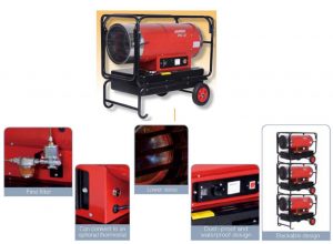 DHC-Quietest Direct-Fired Kerosene Heater